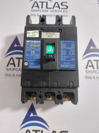 MITSUBISHI NF100-SP 75A 3 POLE NO-FUSE CIRCUIT BREAKER