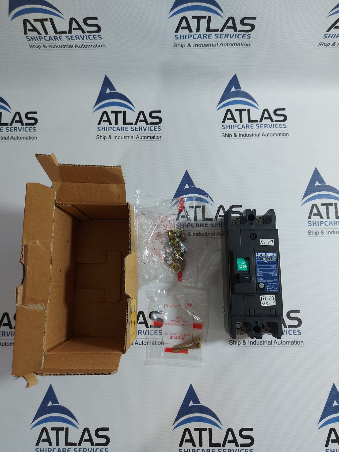 MITSUBISHI NF100-SP NO-FUSE BREAKER 2 POLE 75A