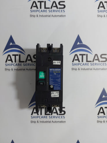 MITSUBISHI NF100-SP NO-FUSE BREAKER 2 POLE 75A