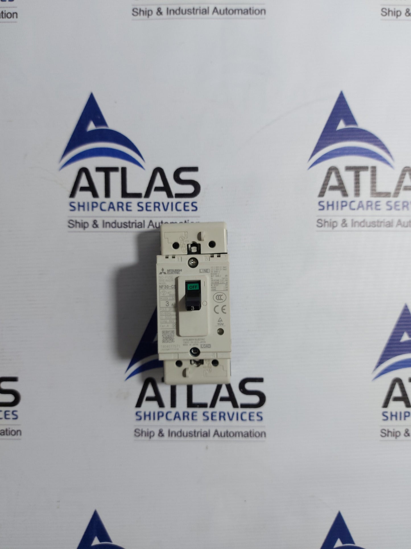 MITSUBISHI NF30-CS NO-FUSE BREAKER 3A 2 POLE
