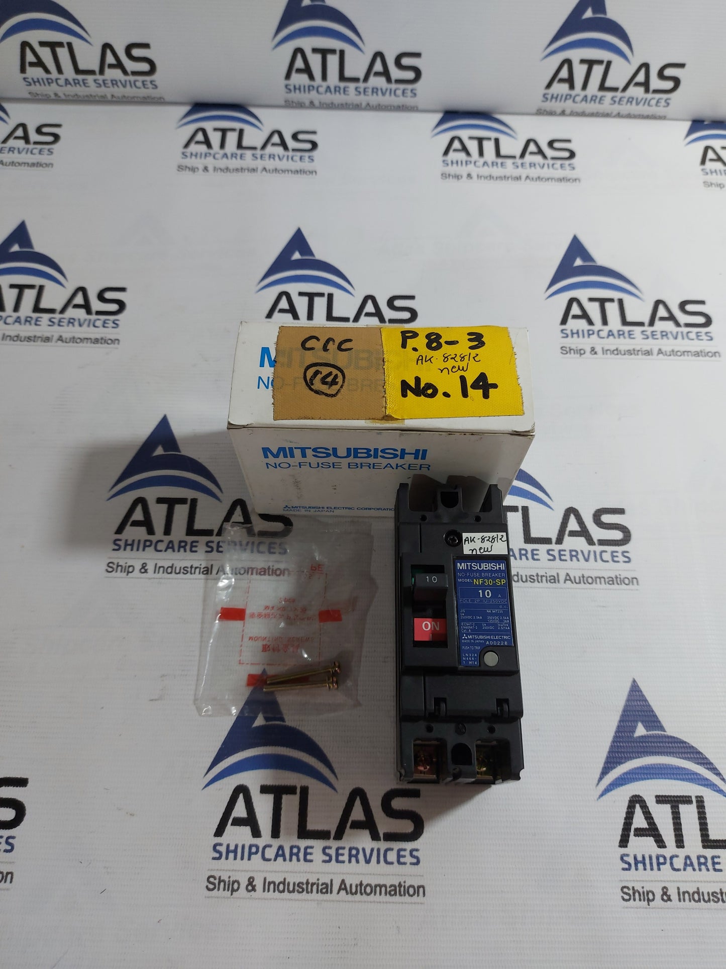 MITSUBISHI NF30-SP NO-FUSE BREAKER 2 POLE 10A