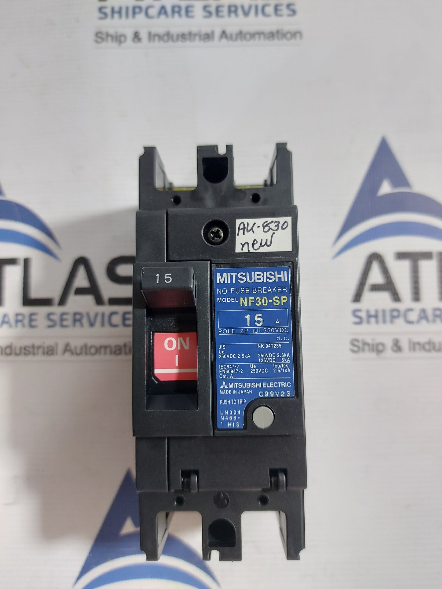 MITSUBISHI NF30-SP NO-FUSE BREAKER 2 POLE 15A