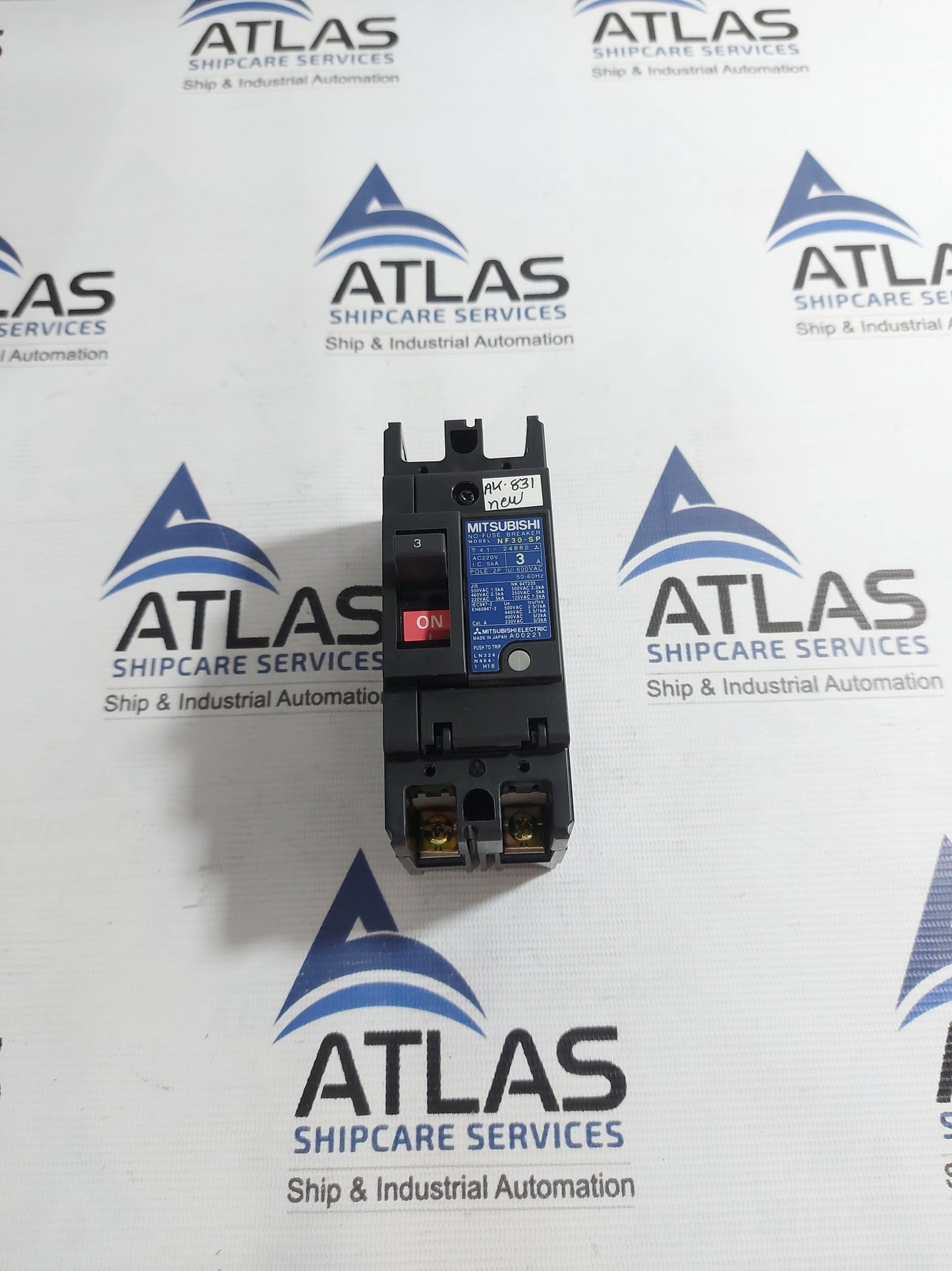 MITSUBISHI NF30-SP NO-FUSE BREAKER 2 POLE 3A