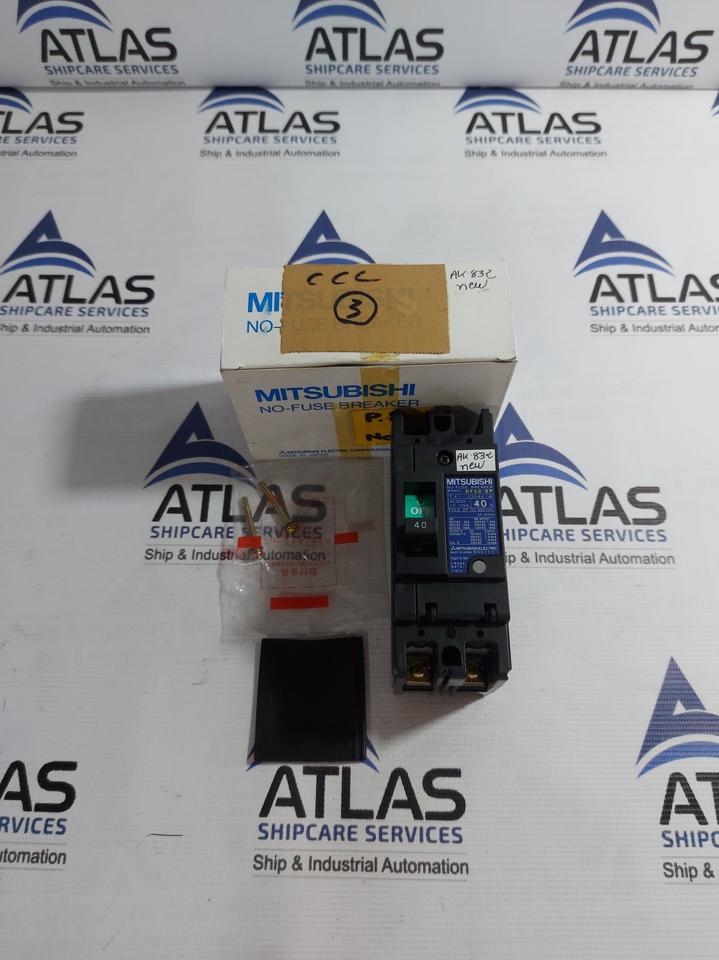 MITSUBISHI NF50-SP NO-FUSE BREAKER 2 POLE 40A