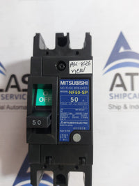 MITSUBISHI NF50-SP NO-FUSE BREAKER 2 POLE 50A