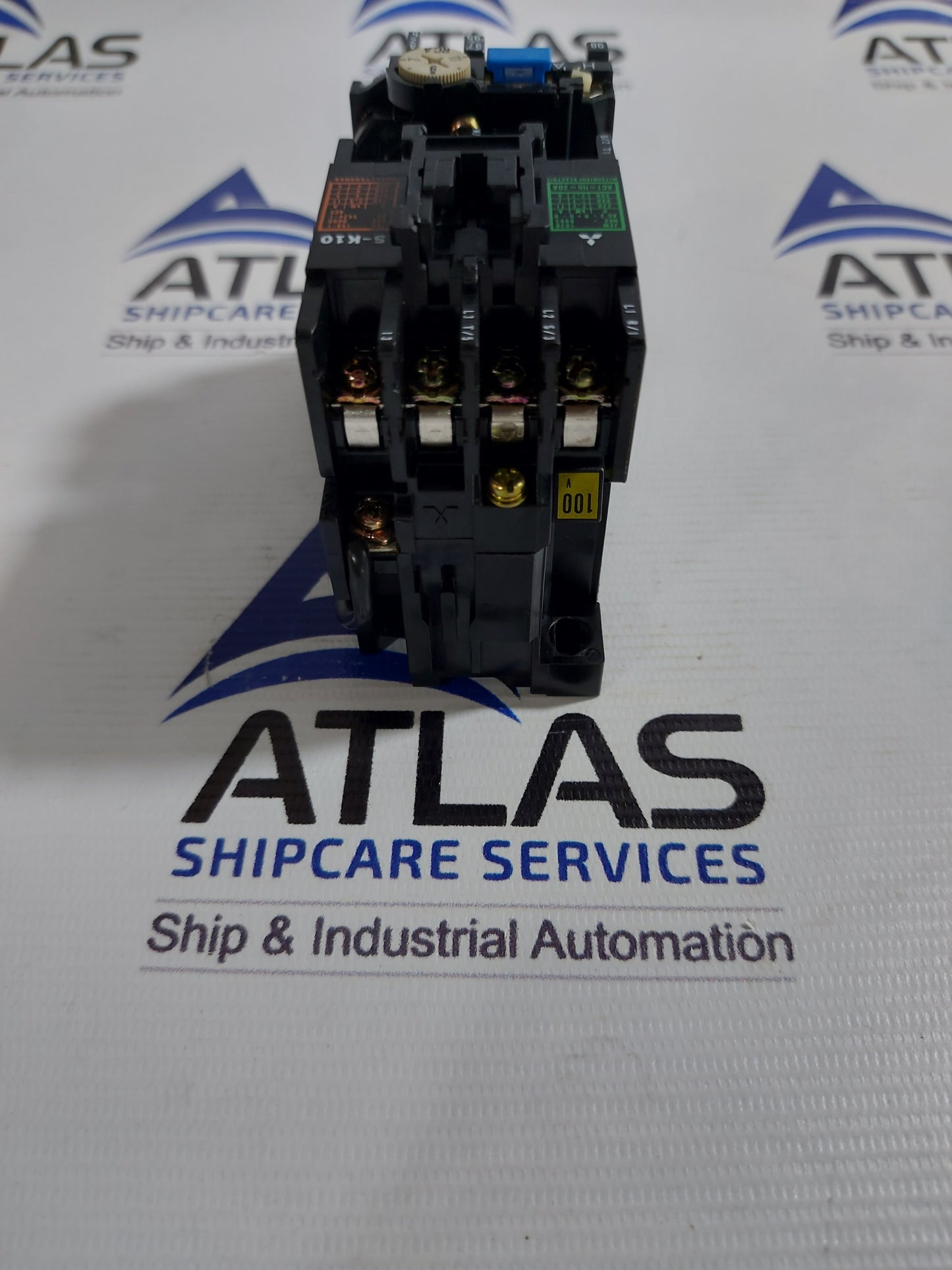 MITSUBISHI S-K10 MAGNETIC CONTACTOR WITH TH-K12AB THERMAL OVERLOAD RELAY MODULE