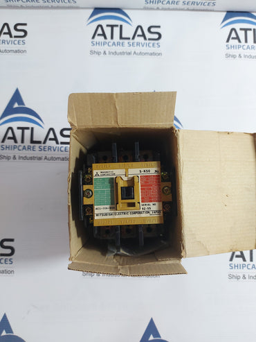 MITSUBISHI S-K50 3POLE 80A MAGNETIC CONTACTOR COIL 100-127V