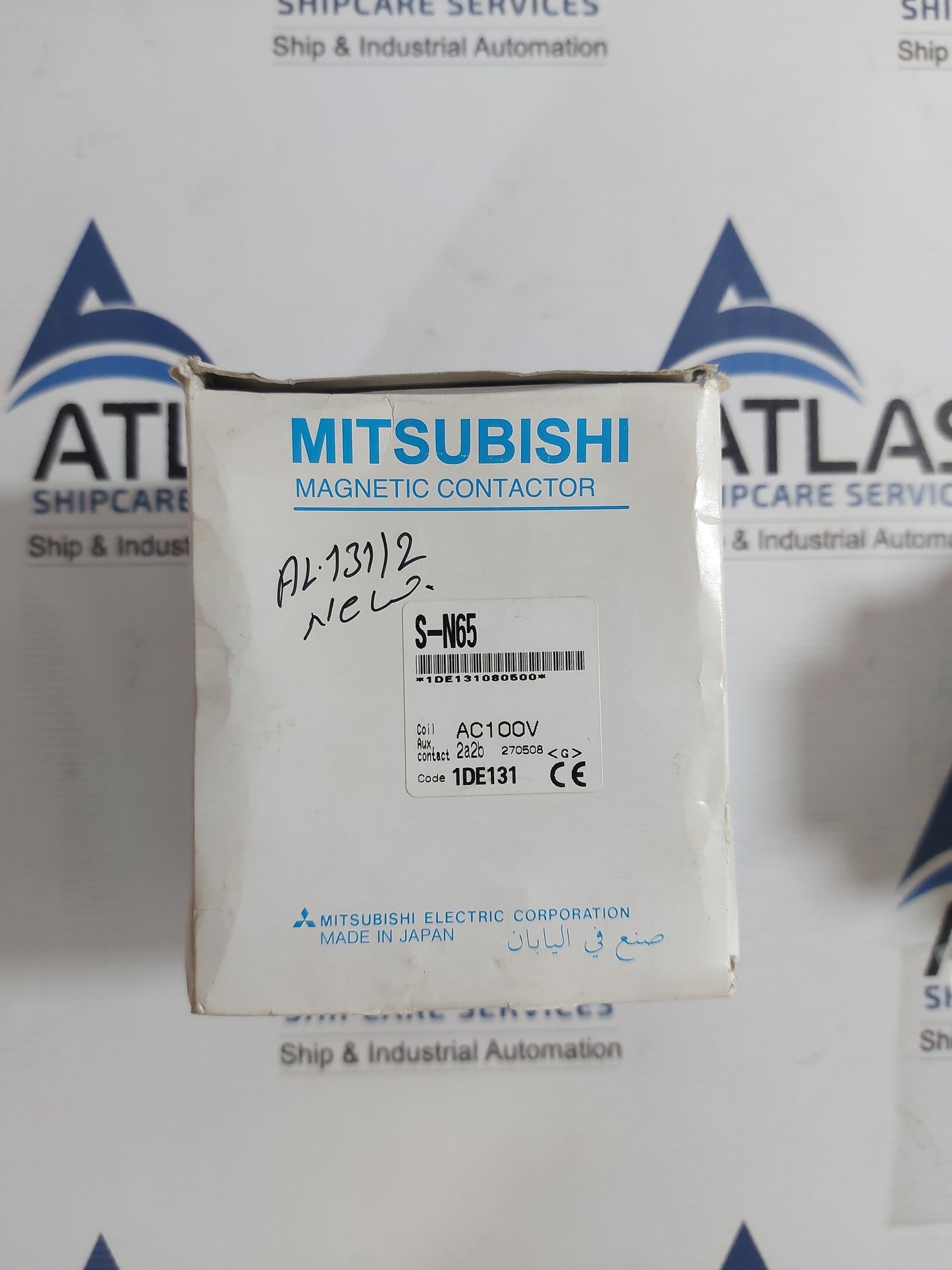 MITSUBISHI S-N65 MAGNETIC CONTACTOR 100-127V 50/60Hz
