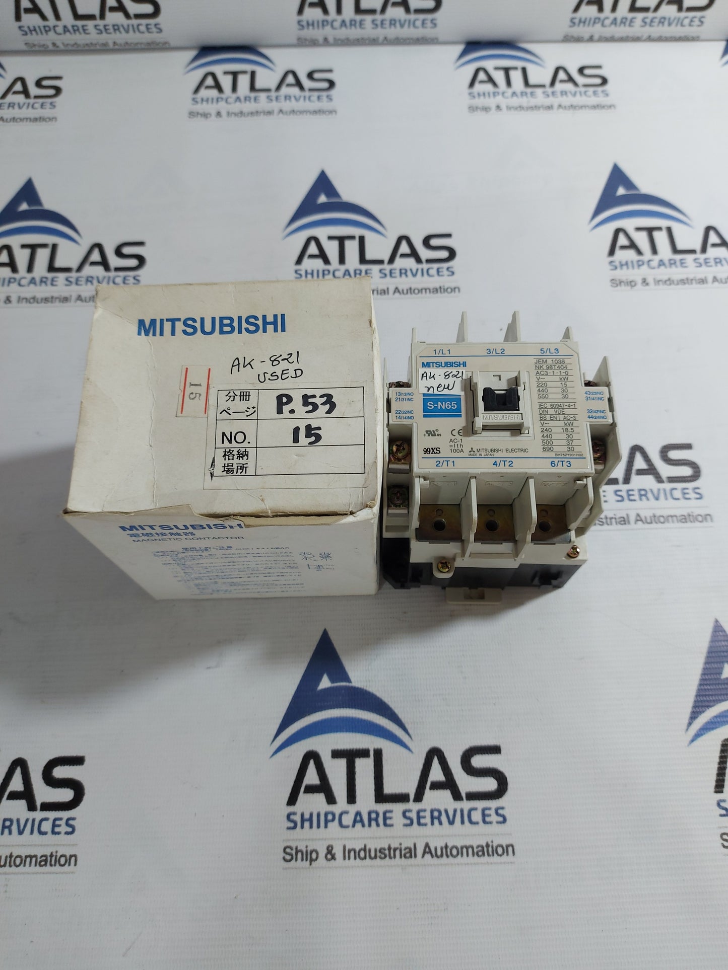 MITSUBISHI S-N65 MAGNETIC CONTRACTOR 100-127V 50/60HZ