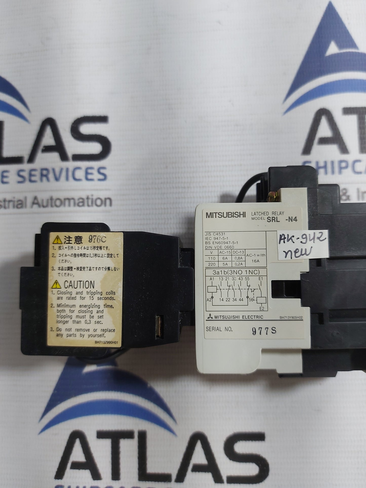 MITSUBISHI SRL-N4 LATCHED RELAY
