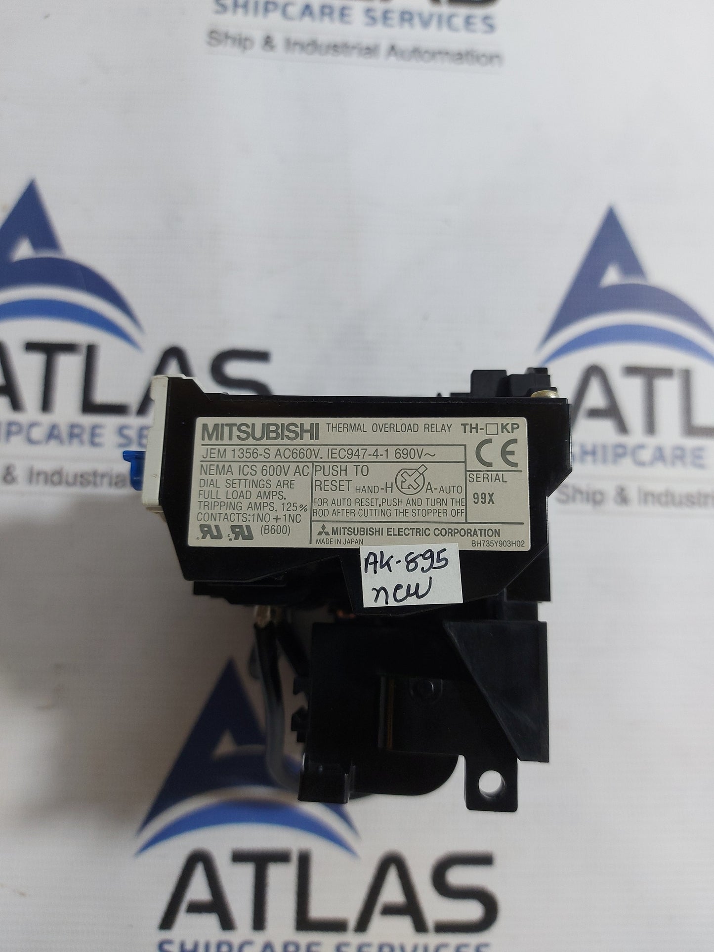 MITSUBISHI TH-N20KP THERMAL OVERLOAD RELAY