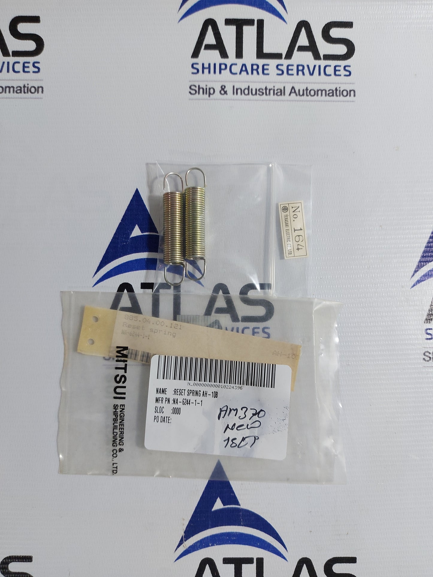 MITSUI ENGINEERING 885.04.00.121 RESET SPRING AH-10B