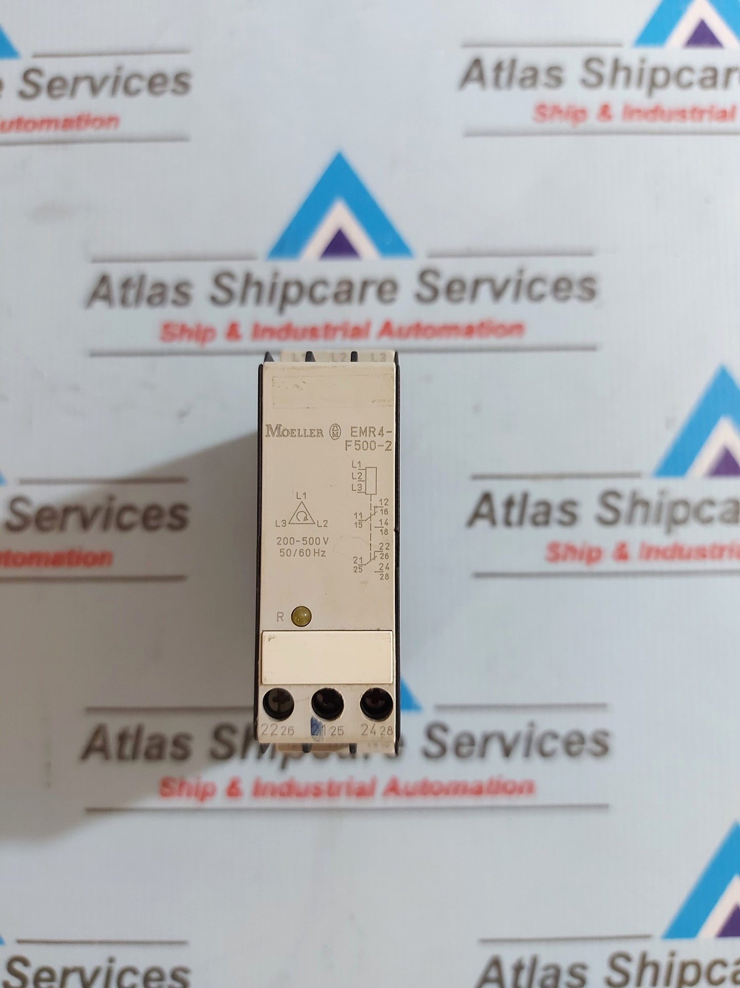 MOELLER EMR4-F500-2 PHASE SEQUENCR MONITORING RELAY