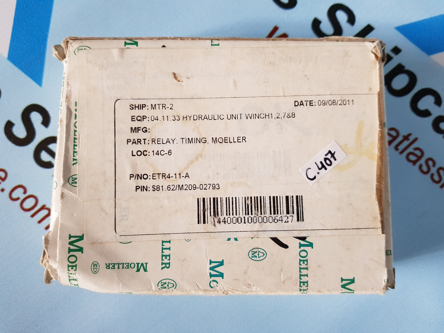 MOELLER ETR4-11-A ANALOGUE TIMER RELAY