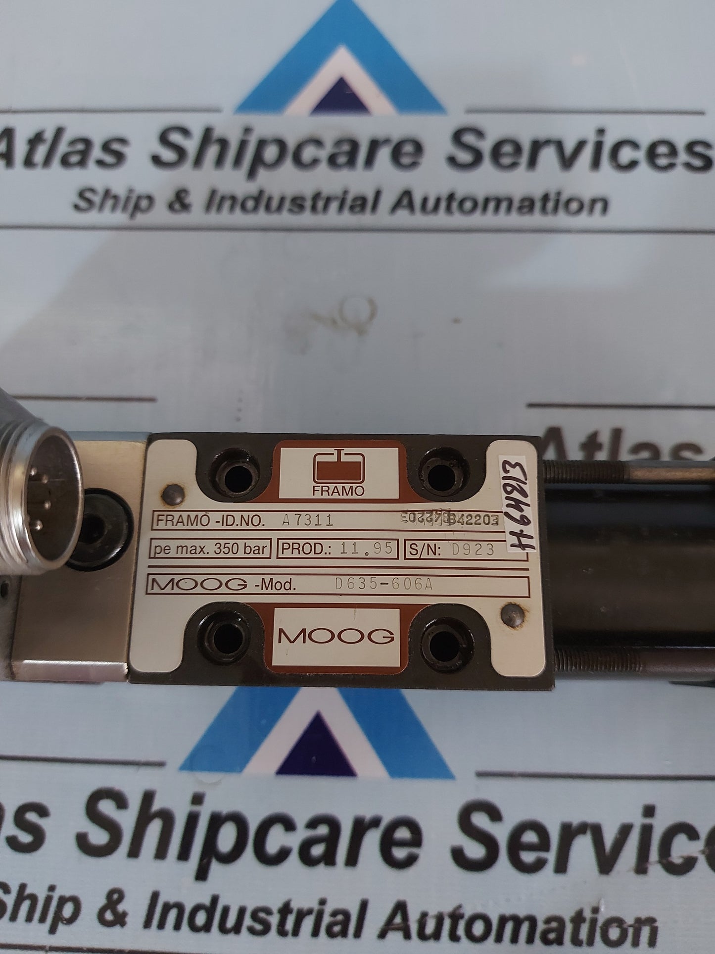 MOOG MOD.D635-606A FRAMO-ID.NO.A7311 SERVO VALVE H642