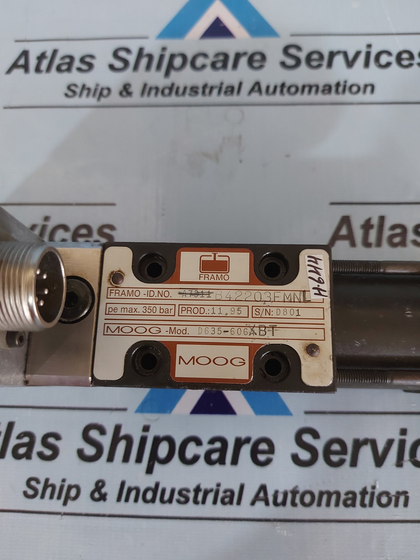MOOG MOD.D635-606BT FRAMO-ID.NO.B42203FMNL SERVO VALVE H644