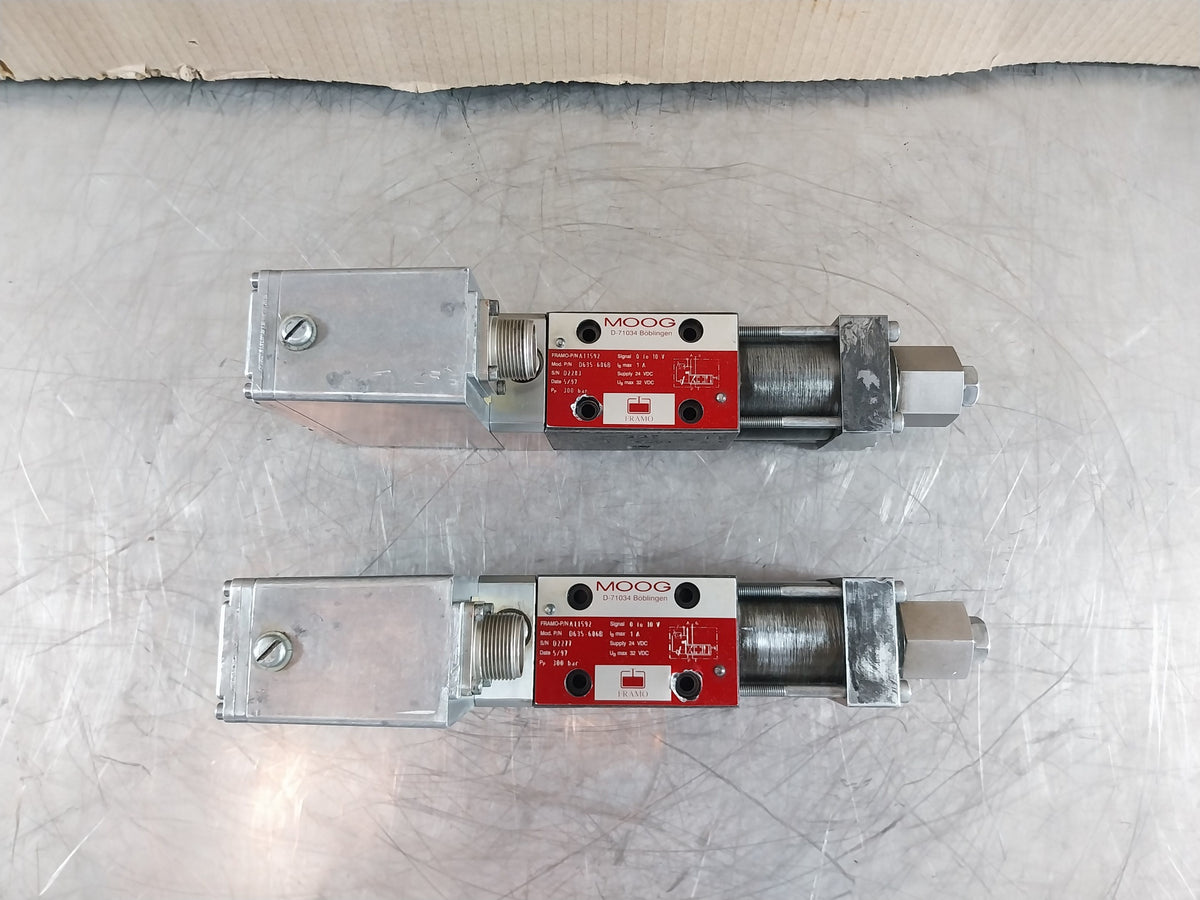 MOOG D635-606B HYDRAULIC SERVO VALVE A11592 300 BAR