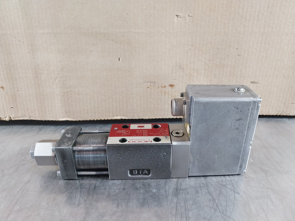 MOOG D635-606B HYDRAULIC SERVO VALVE A11592 300 BAR