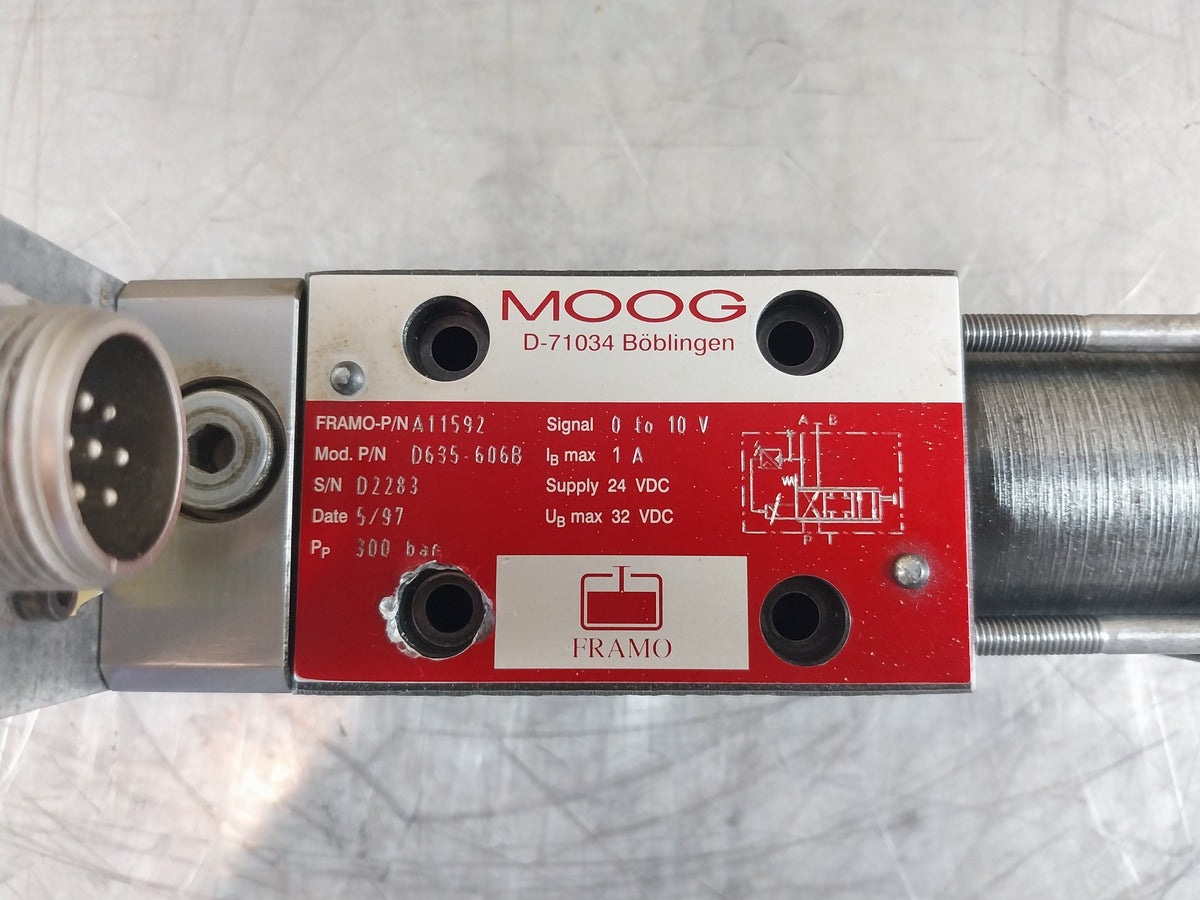MOOG D635-606B HYDRAULIC SERVO VALVE A11592 300 BAR