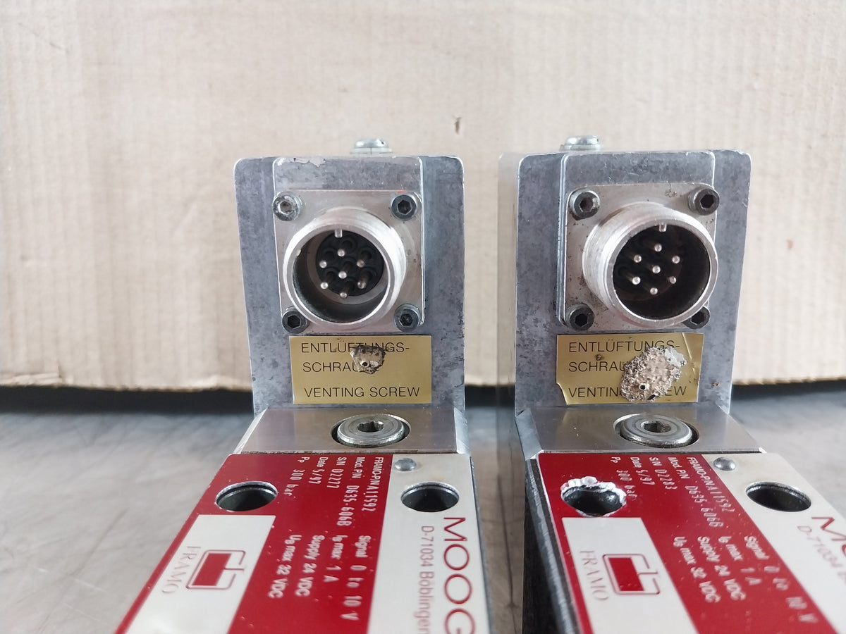 MOOG D635-606B HYDRAULIC SERVO VALVE A11592 300 BAR