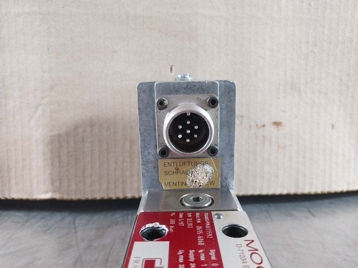 MOOG D635-606B HYDRAULIC SERVO VALVE A11592 300 BAR