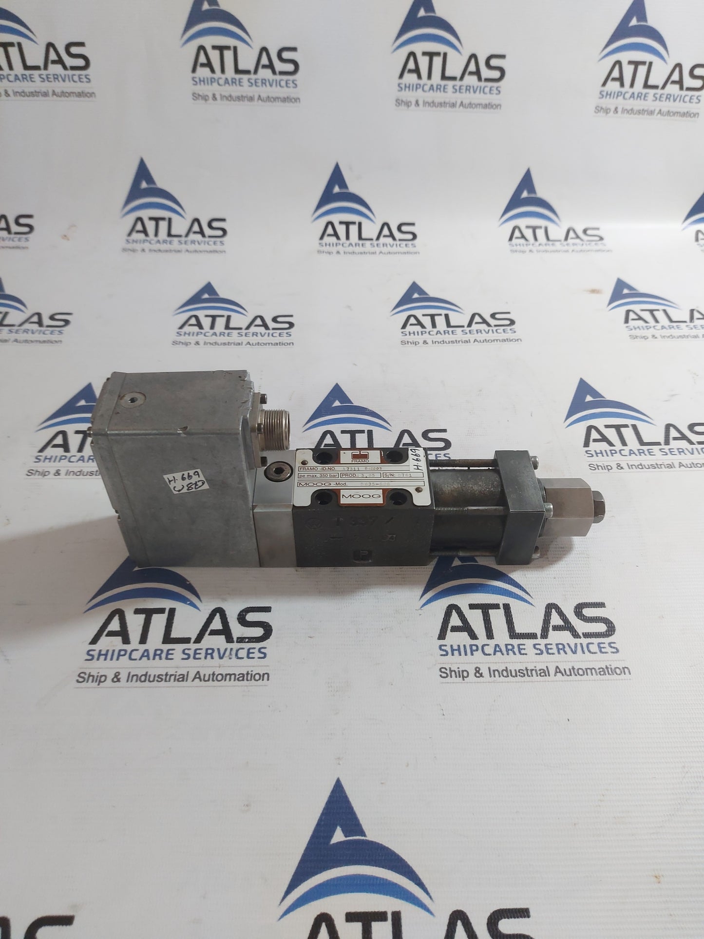 MOOG D635-606 SERVO PRESSURE CONTROL VALVE 350 BAR