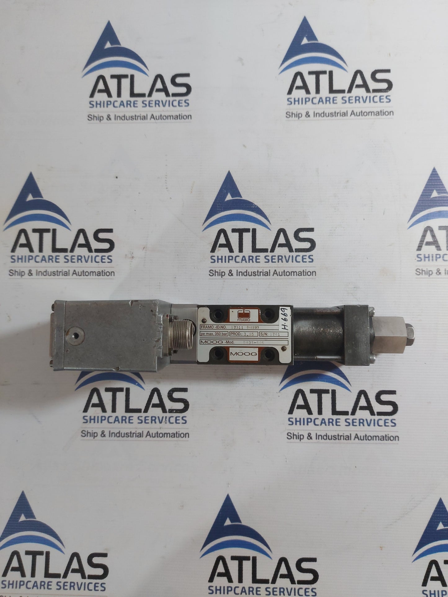 MOOG D635-606 SERVO PRESSURE CONTROL VALVE 350 BAR