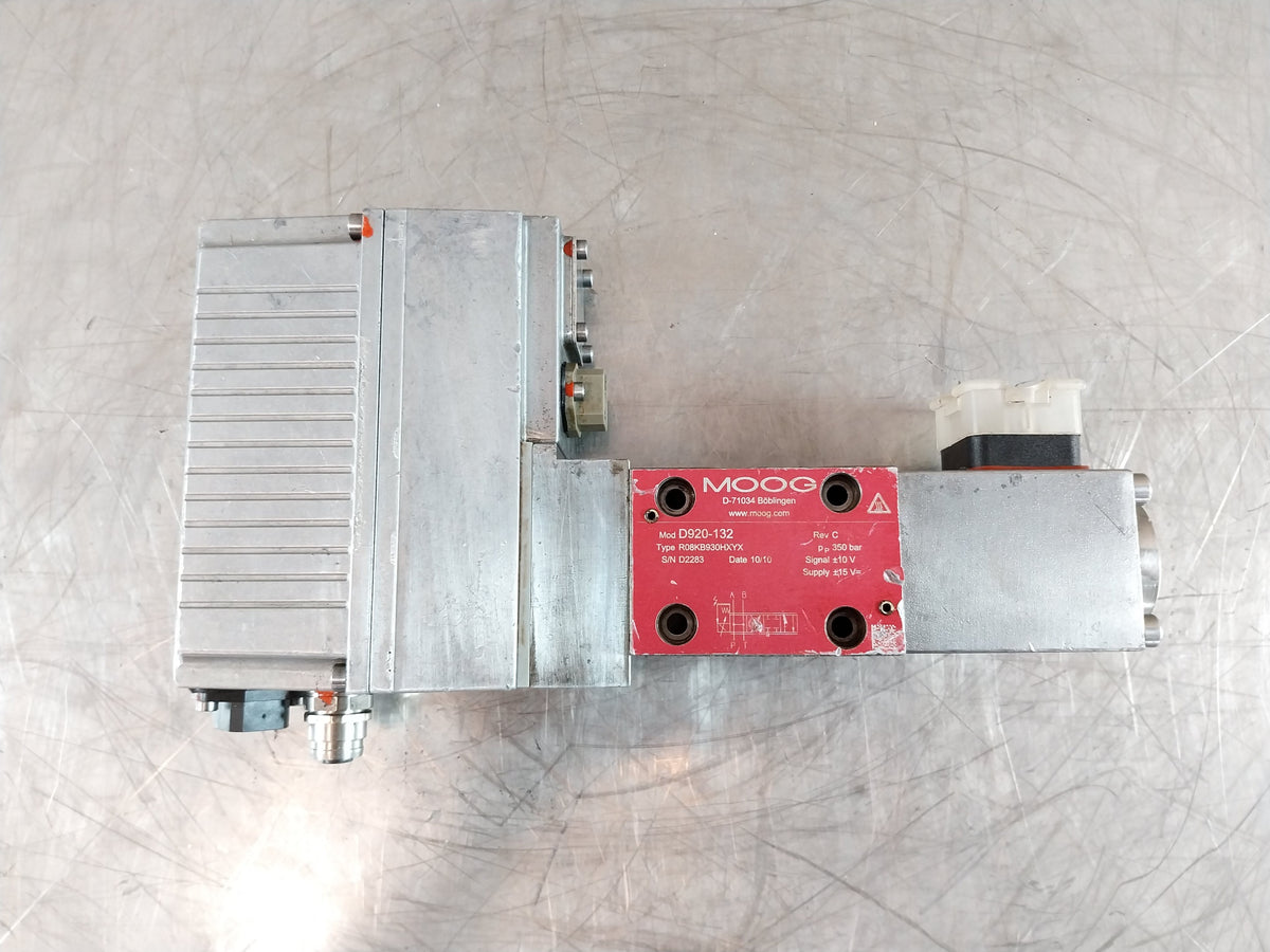 MOOG D920-132 SERVO PROPORTIONAL VALVE R08KB930HXYX REV.C