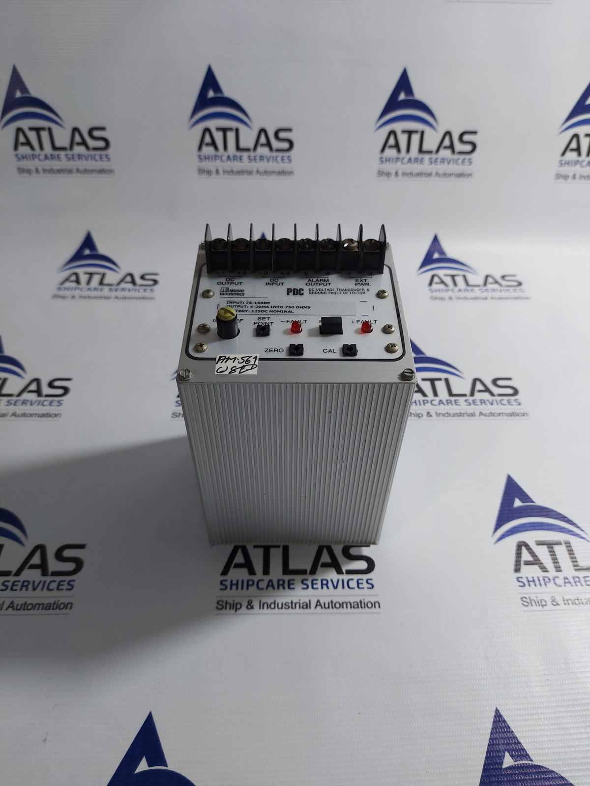MOORE INDUSTRIES PDC/125DC/4-20mA DC VOLTAGE TRANSDUCER & GROUND FAULT DETECTOR