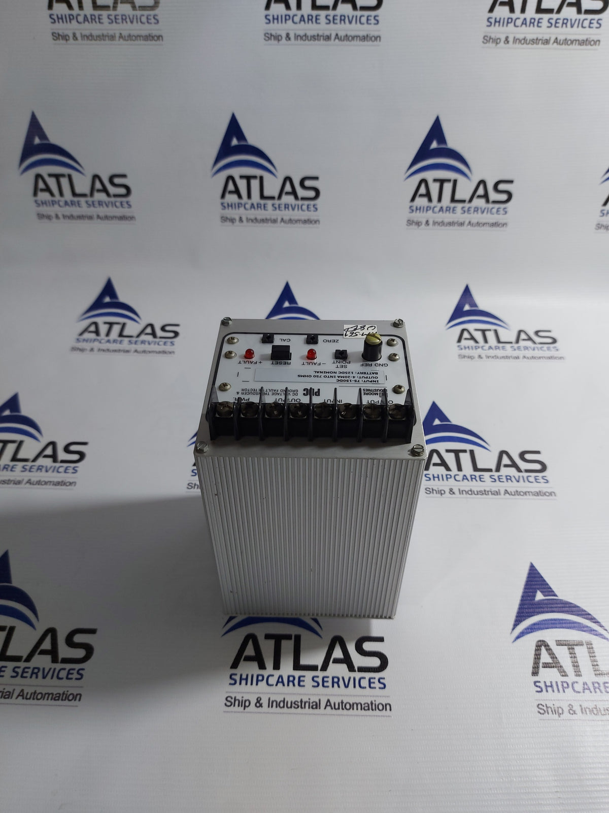 MOORE INDUSTRIES PDC/125DC/4-20mA DC VOLTAGE TRANSDUCER & GROUND FAULT DETECTOR