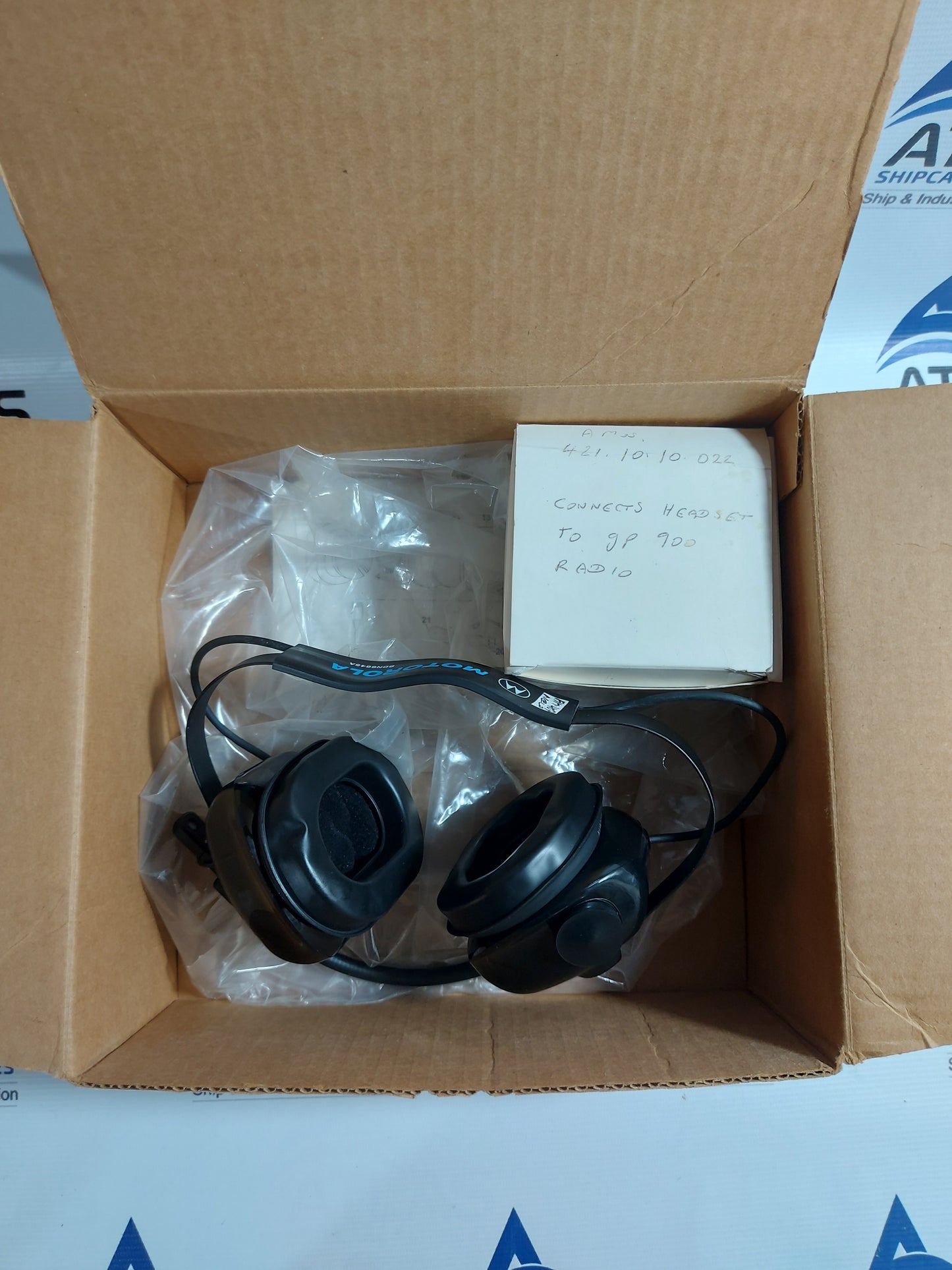 MOTOROLA BDN6645A HELICOPTER OPERATION HEADSETS WITH ADAPTER CORD