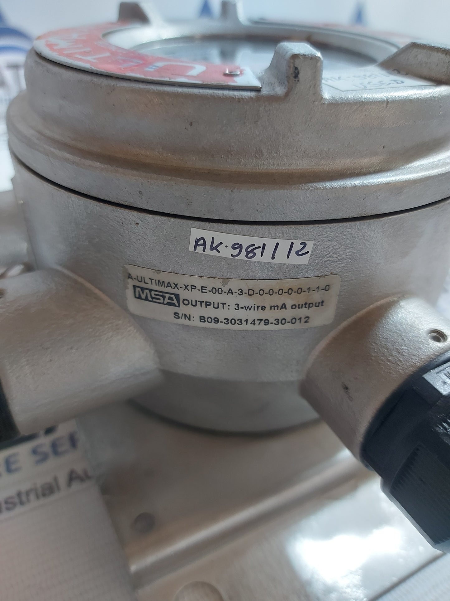 MSA ULTIMA XE MAIN GAS MONITOR 3-WIRE mA