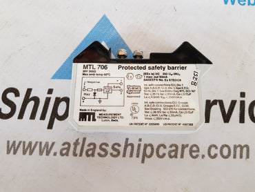 MTL 706 SHUNT DIODE SAFETY BARRIER