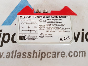 MTL 729 SHUNT-DIODE SAFETY BARRIER