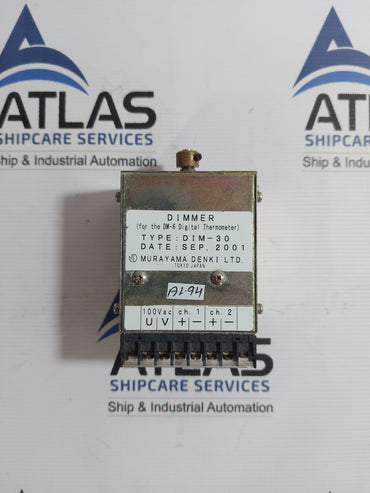 MURAYAMA DENKI DIM-30 DIMMER DM-6 DIGITAL THERMOMETER