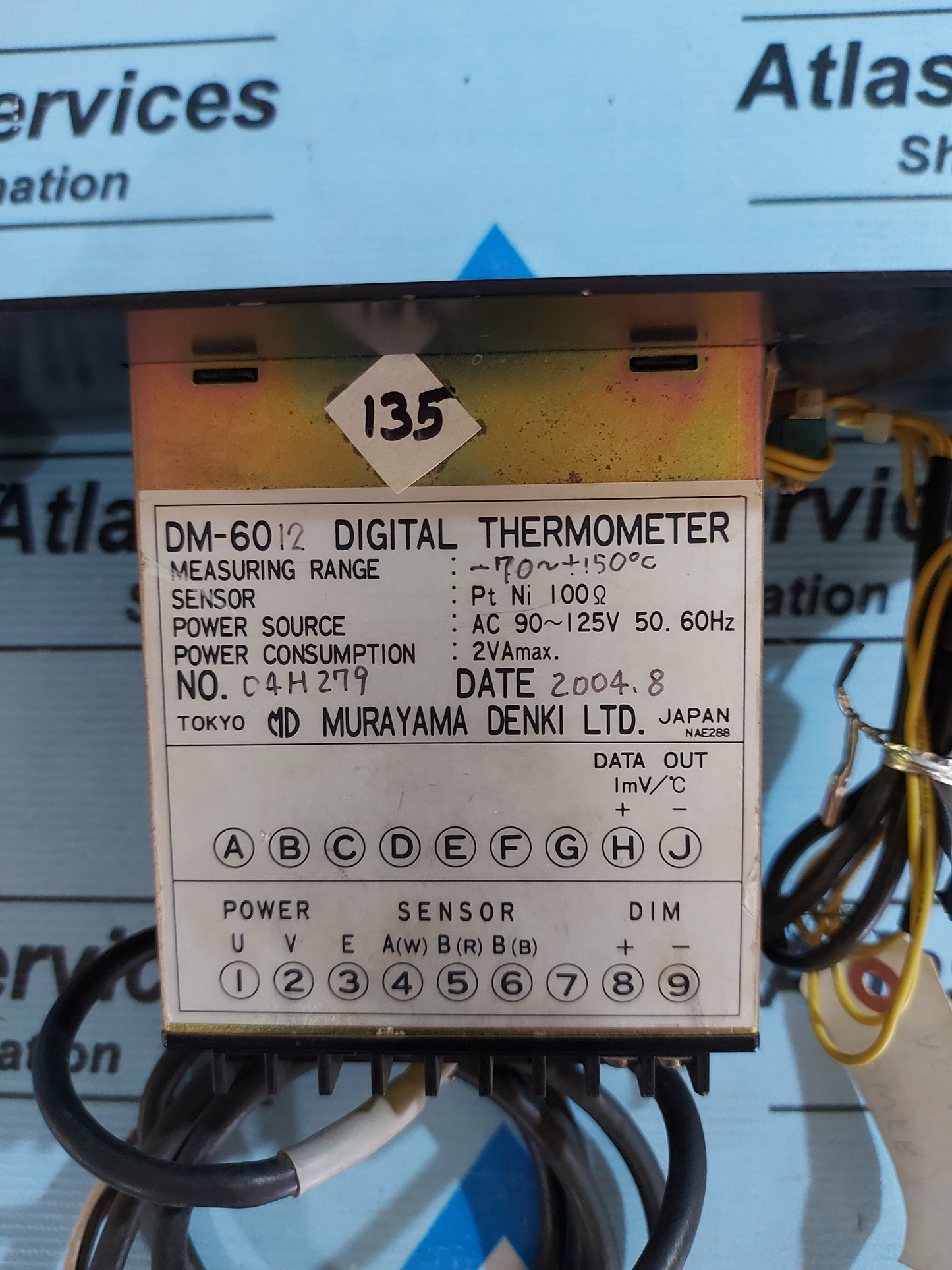 MURAYAMA DENKI DM6012 DIGITAL THERMOMETER