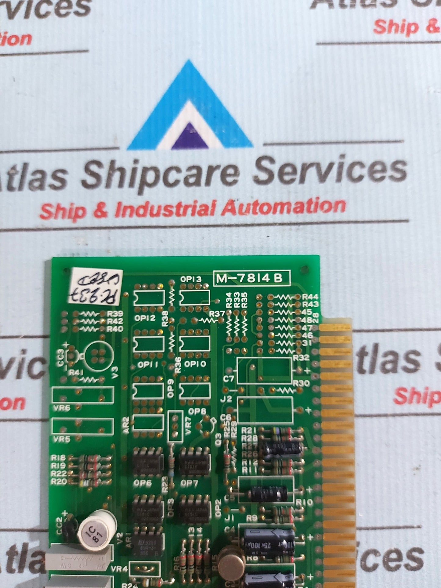 MUSASINO M-7814B BALLAST TANK LEVEL GAUGE PCB CARD