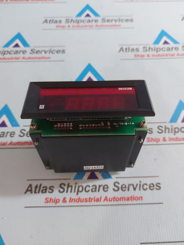 MUSASINO M-7816-1A PANEL METER