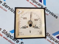 Meco ML96 Dc Moving Coil Din Panel Ammeter & Voltmeter