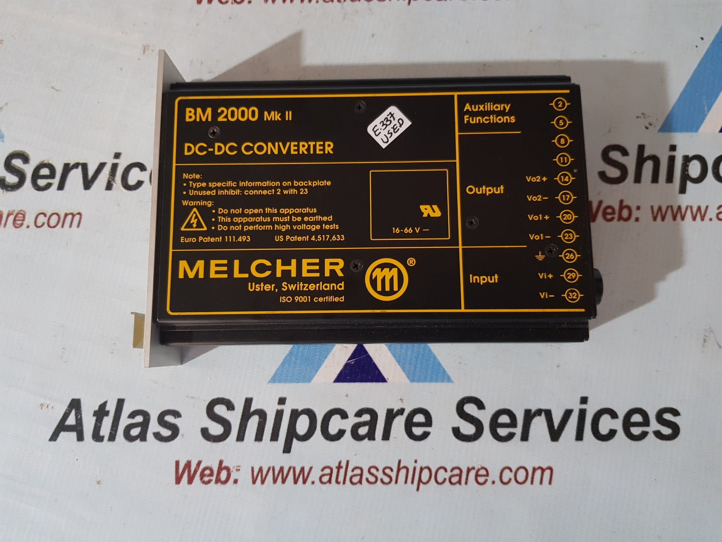 Melcher BM 2000 Mk II Dc-Dc Converter