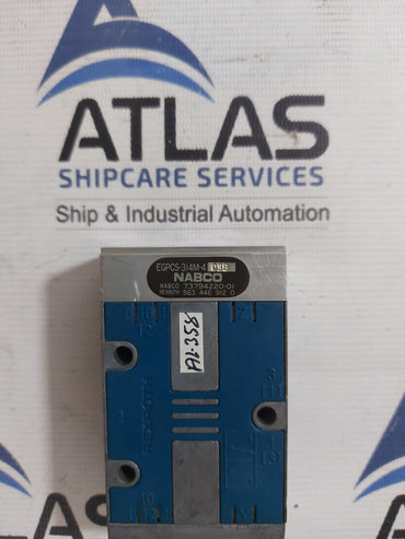 NABCO EGPCS-314M-4 03B SOLENOID VALVE 73794220-01 REXROTH 563 446 912 0