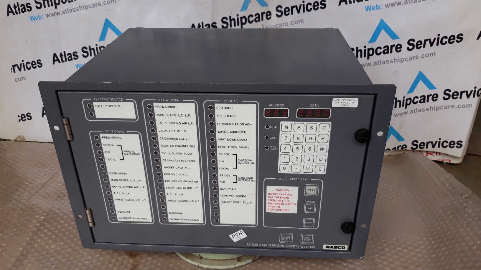 NABCO M-800-II MAIN ENGINE CONTROL SYSTEM – Atlas Shipcare Services