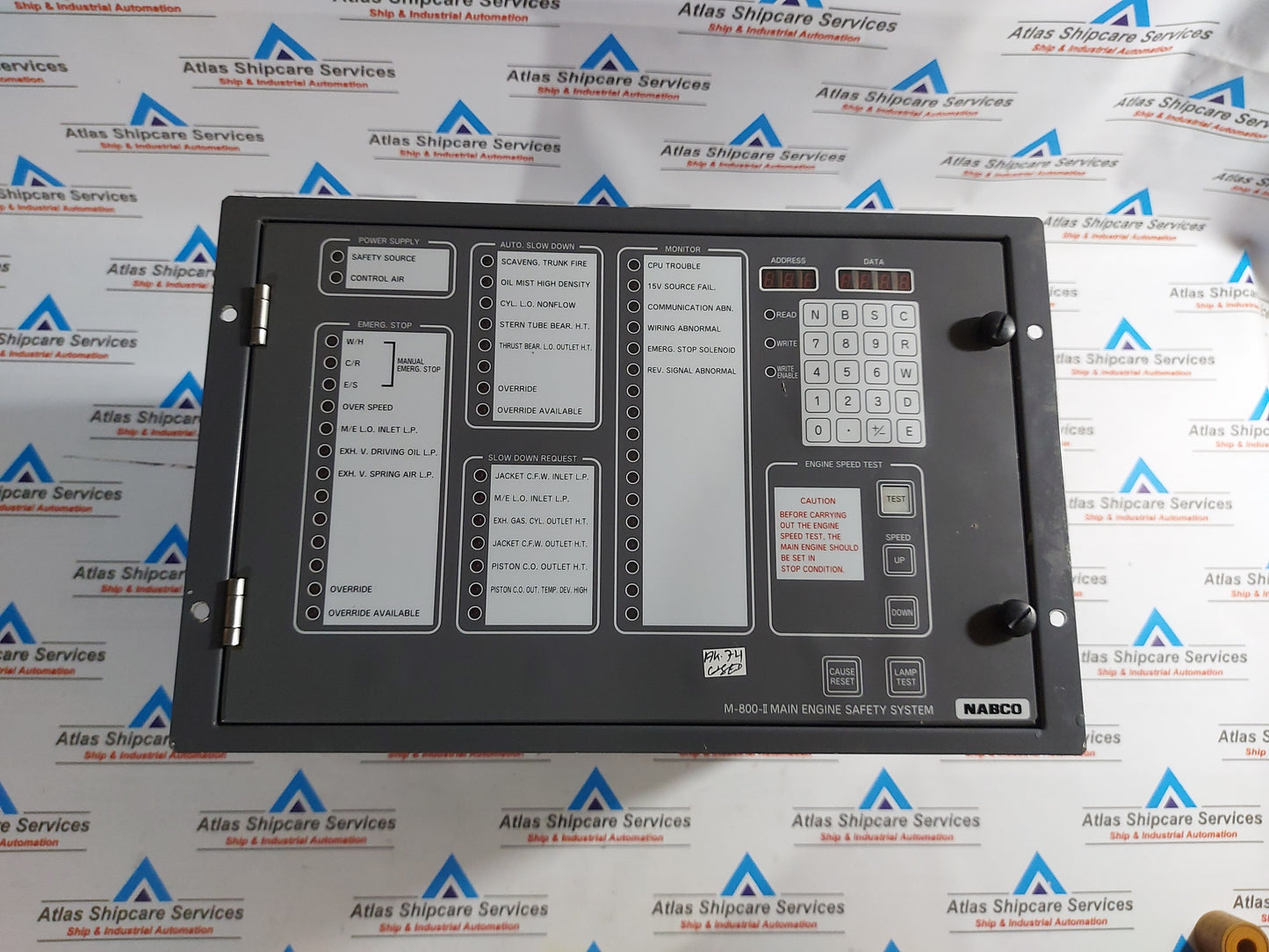 NABCO M-800-II MAIN ENGINE SAFETY SYSTEM