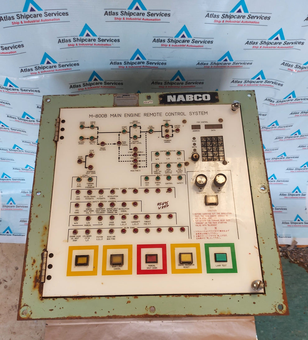 NABCO M-800B MAIN ENGINE REMOTE CONTROL SYSTEM – Atlas Shipcare Services