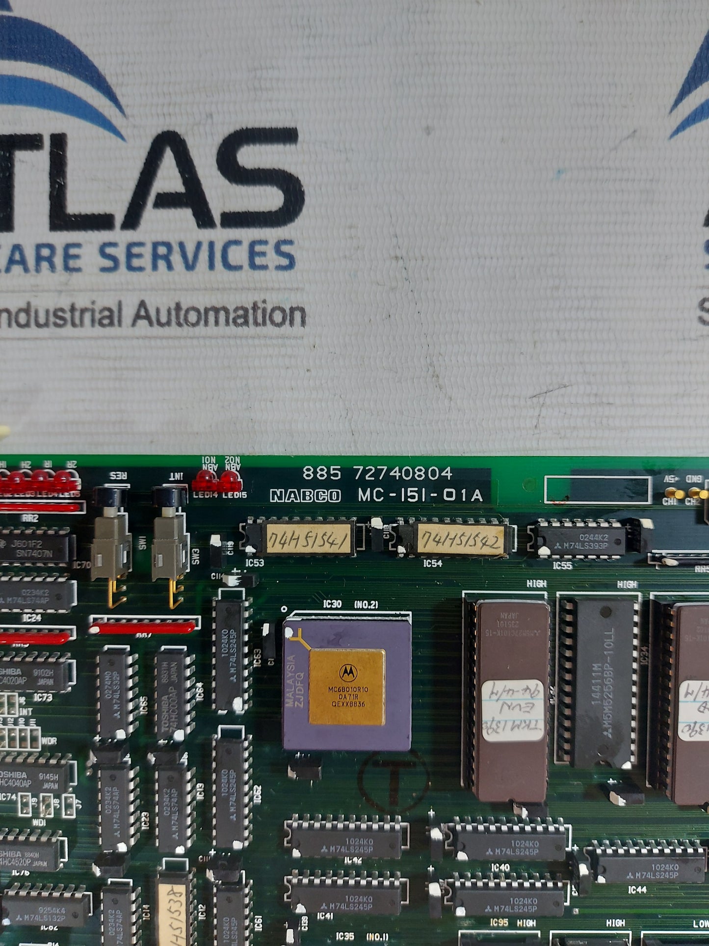 NABCO MC-151-01A PCB CARD 885 72740804