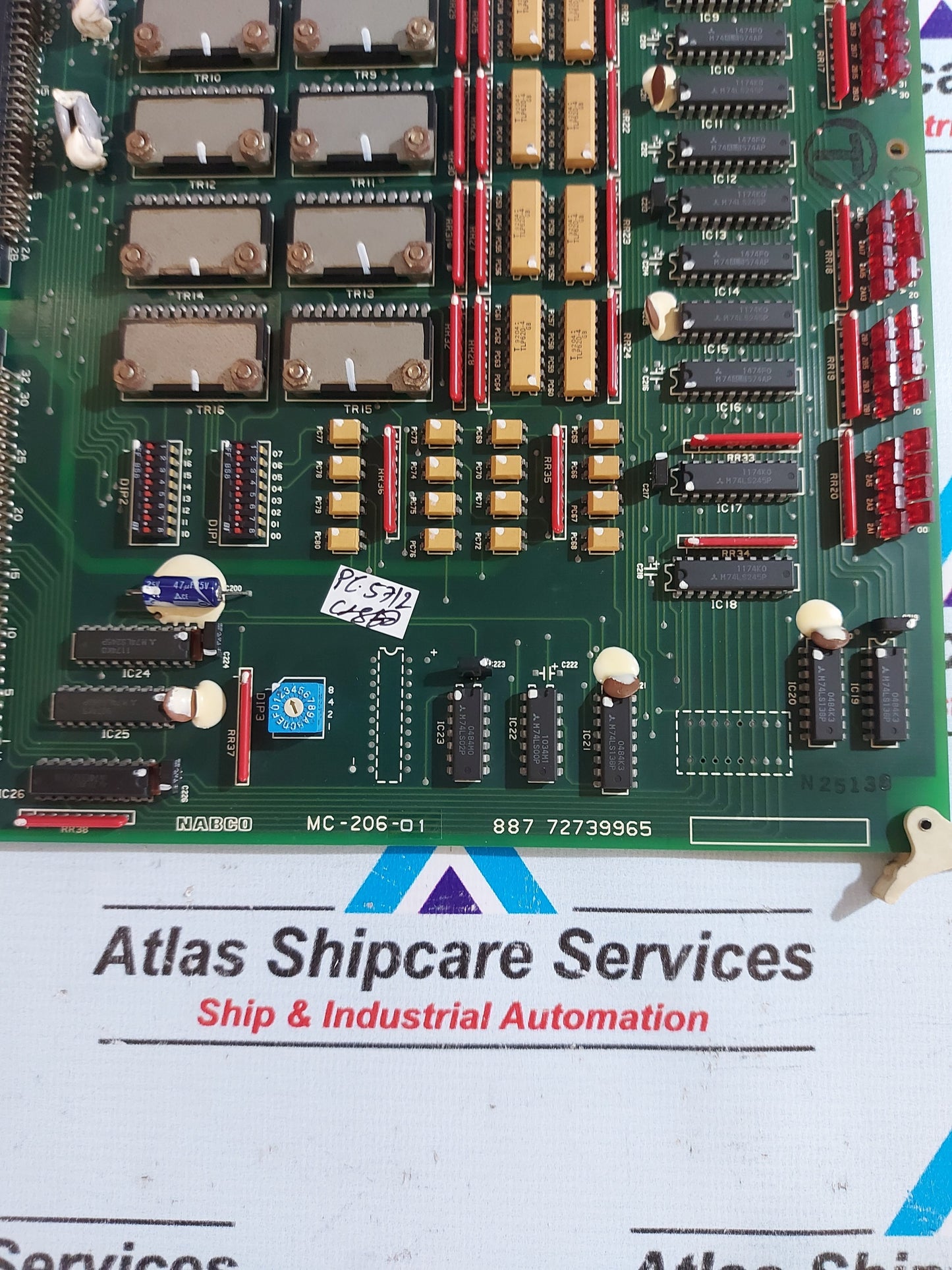 NABCO MC-206-01 PCB CARD 887 72739965