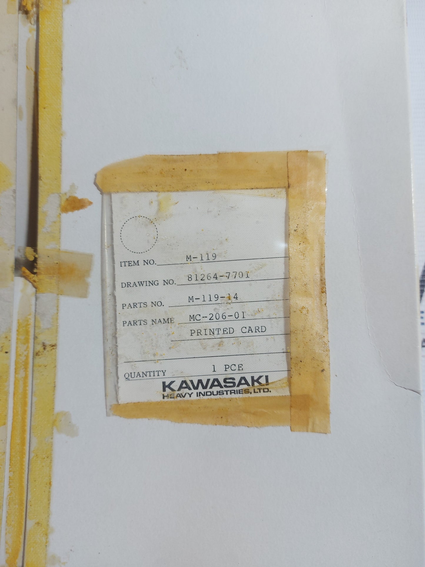 NABCO MC-206-01 PCB CARD 887 72739965
