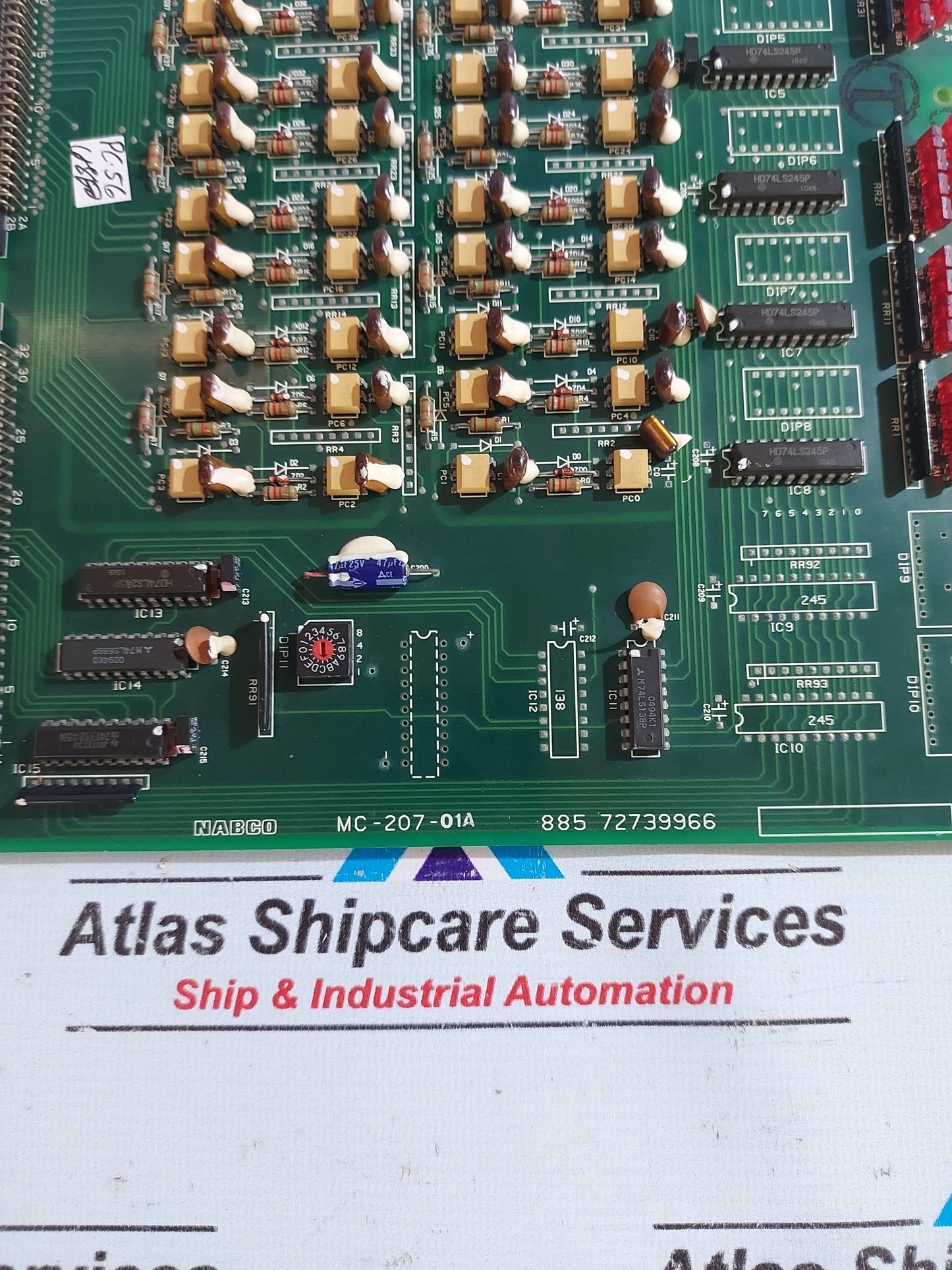 NABCO MC-207-01A PCB CARD 885 72739966