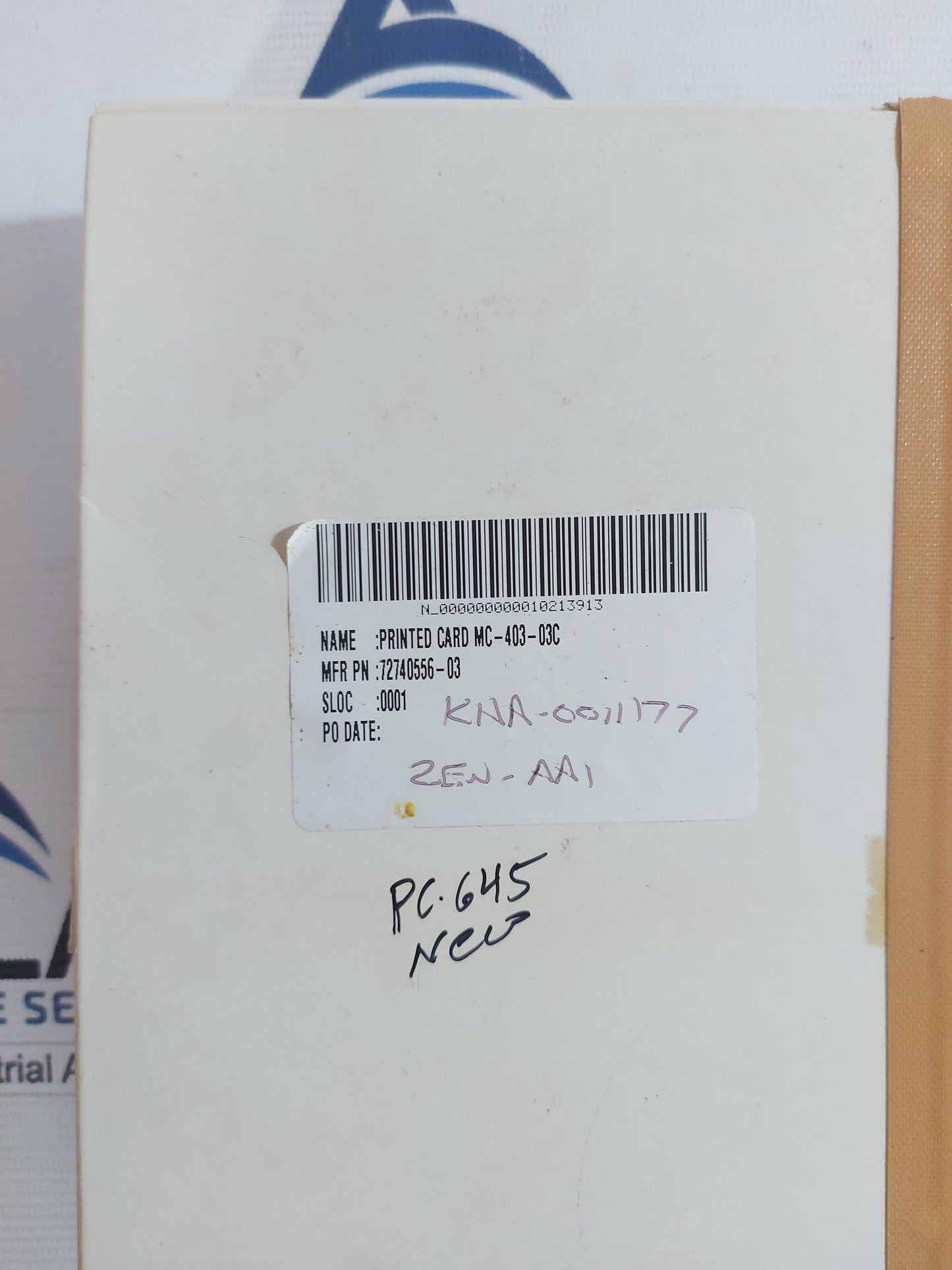 NABCO MC-403-03C PCB CARD 885 72739905