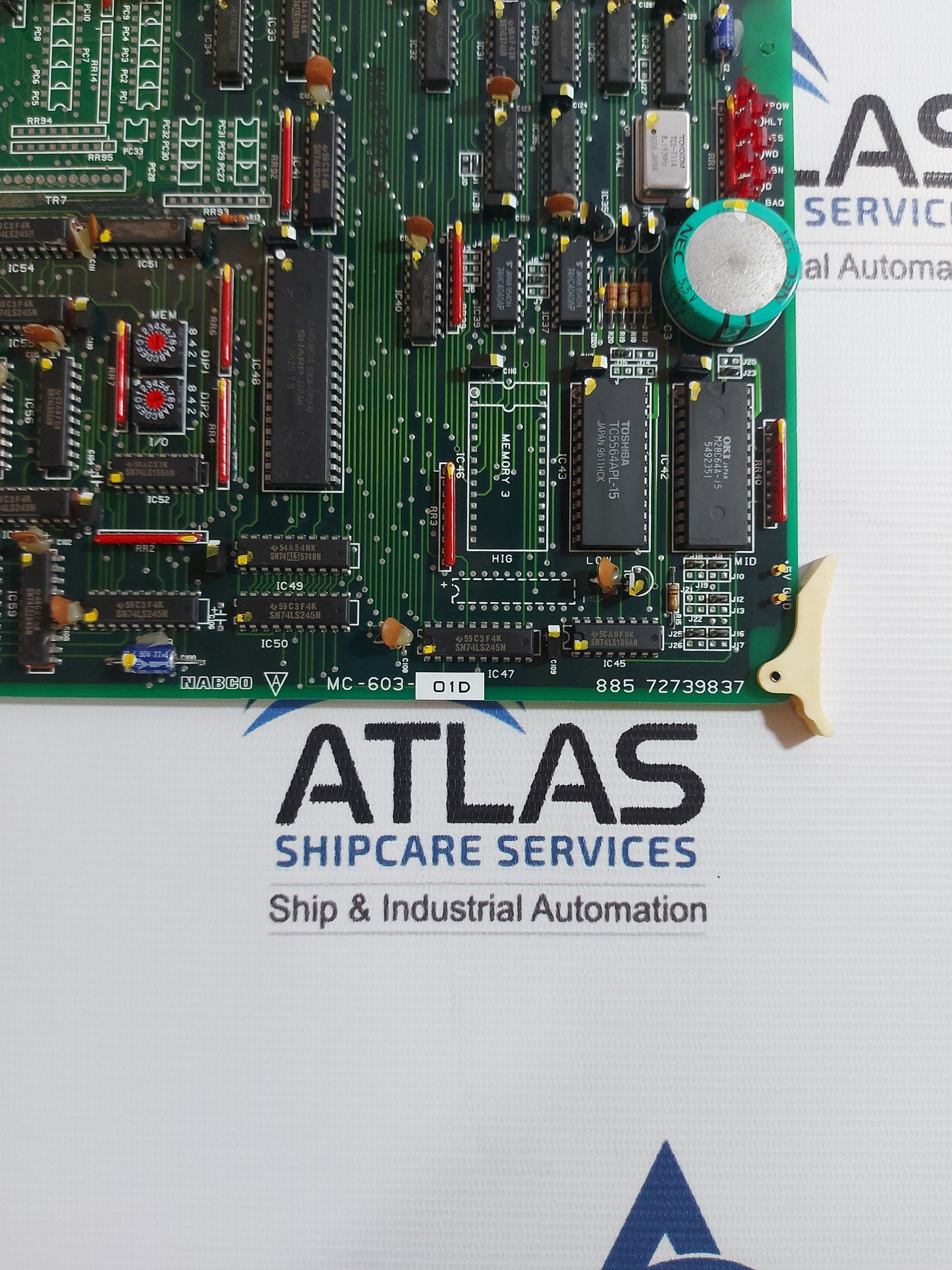 NABCO MC-603-01D PRINTED CIRCUIT BOARD 885 72739837